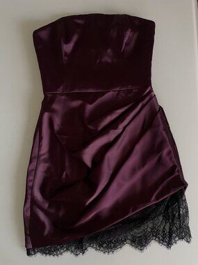 NWT Aritzia Ten Showtime Satin Dress Purple - Sold out